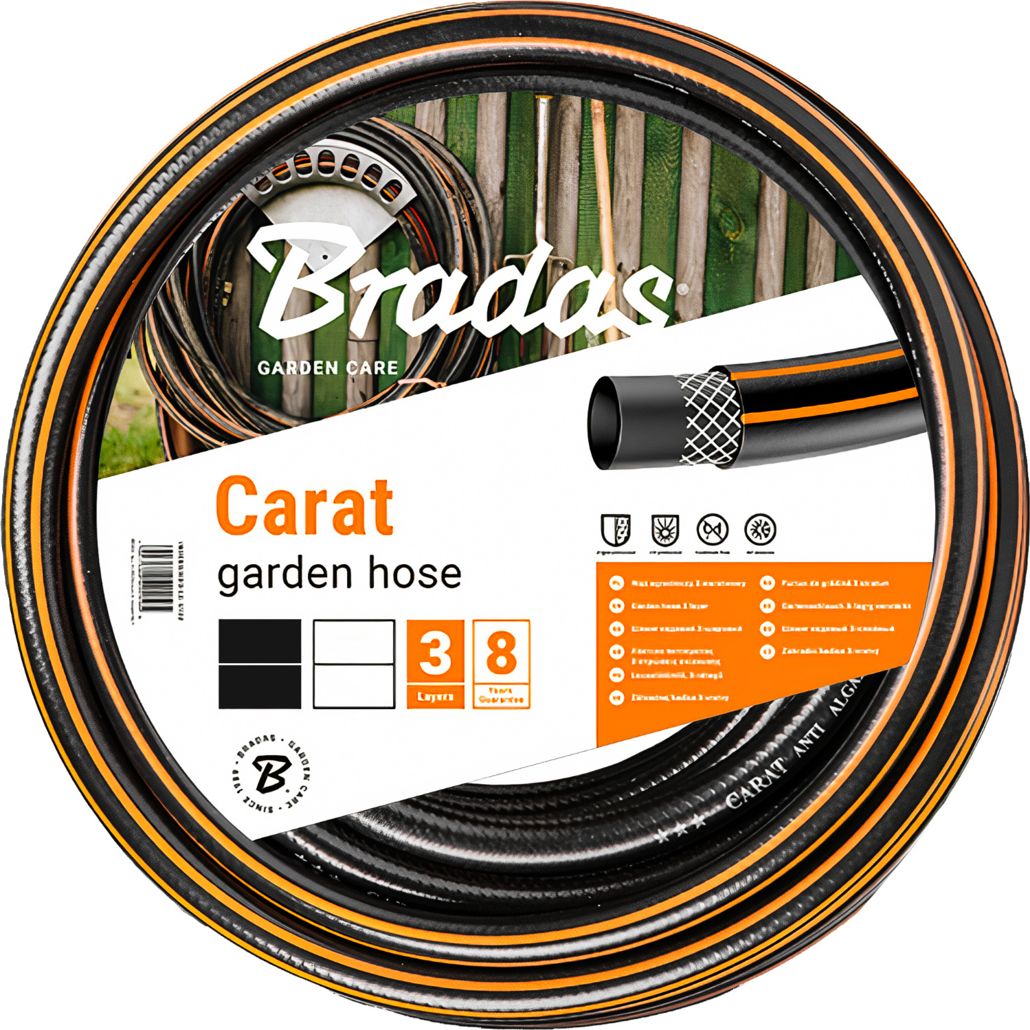 Bradas WFC1/230, 30 m, PVC, 1,27 cm