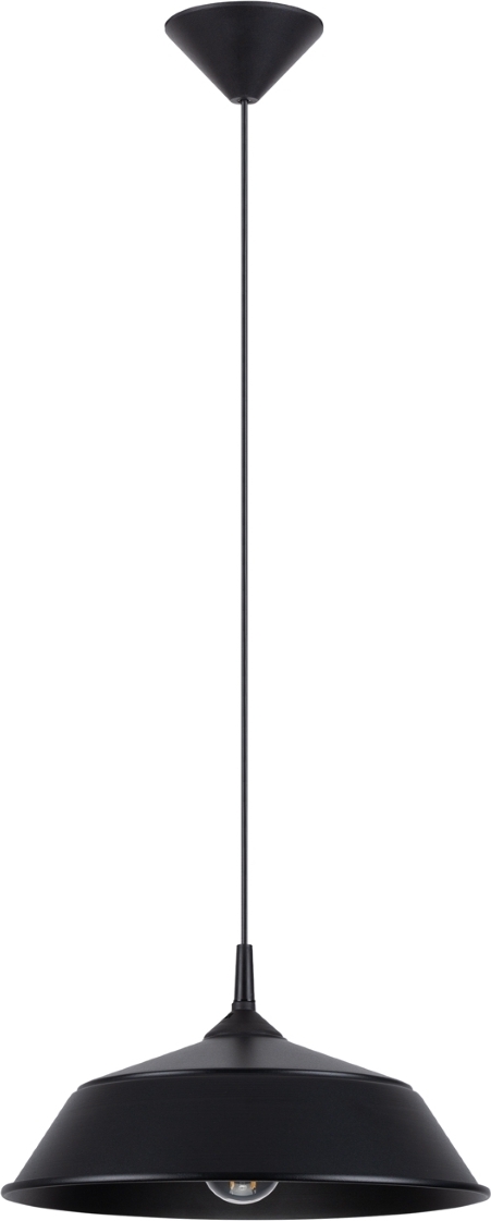 Pendelleuchte FRIKA Schwarz 1xE27 15W Stahl 74x34x34cm Sollux Lighting