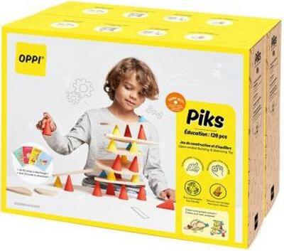 Carletto Deutschland, OPPI TOYS OPPI TOYS - Piks Stapelspielzeug Lernset 129-teilig KE02