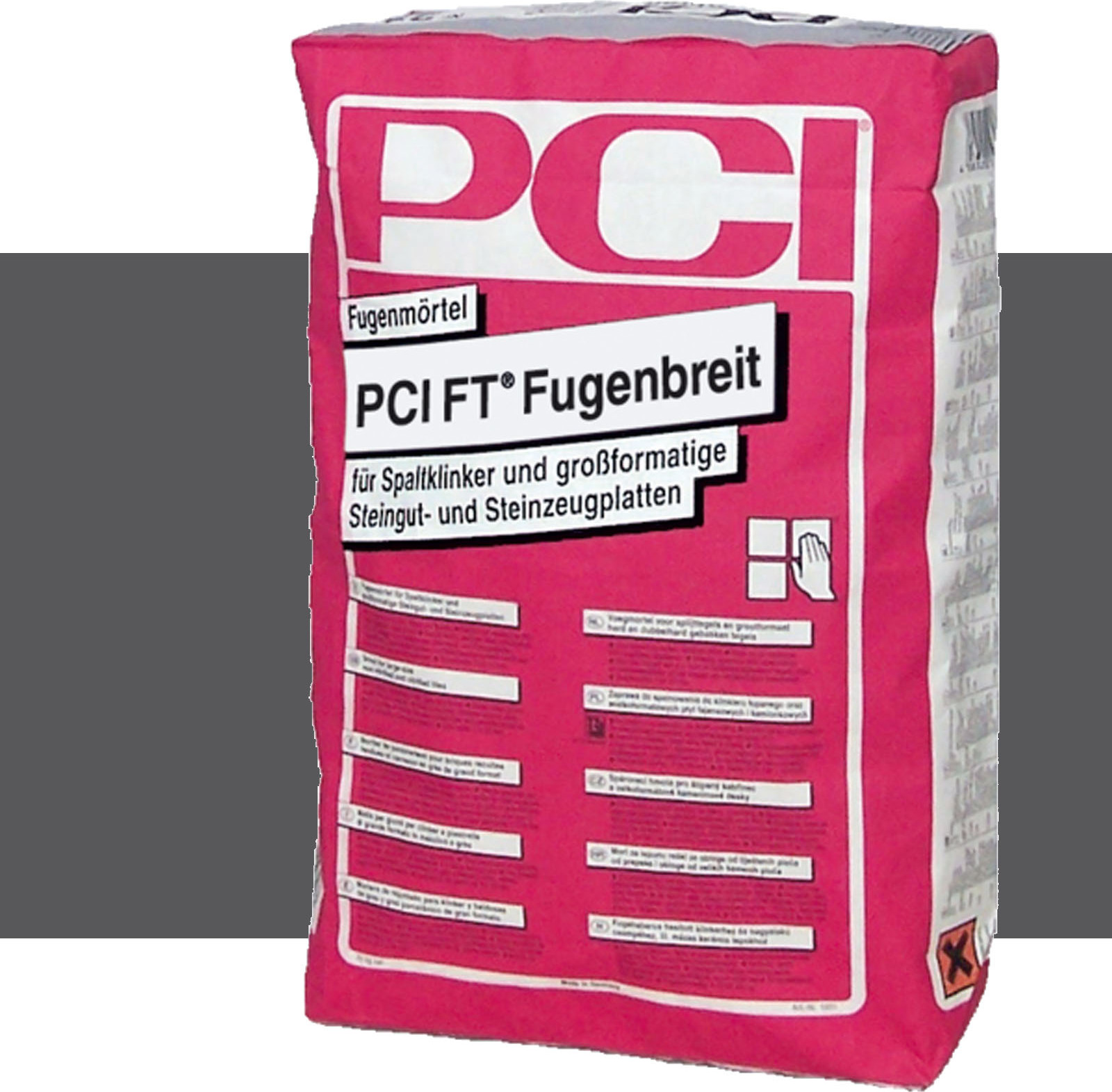 PCI Augsburg PCI FT-Fugenbreit Fugenmörtel 25 kg Sack 47 Anthrazit 1938