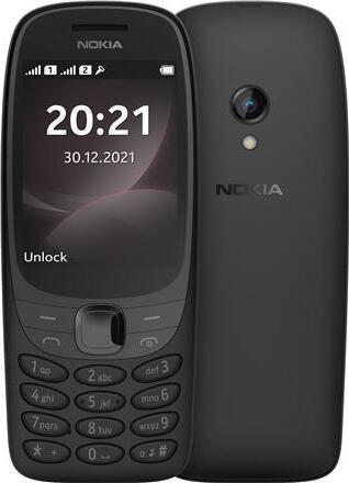 Nokia 6310 TA-1400 Black, 2,8", TFT, 0,016 MB, Dual SIM, Nano Sim, 3G, Bluetooth, 5.0, USB verzia Micro, vstavaný fotoaparát, hlavný fotoaparát 0,2 MP, 1150 mAh