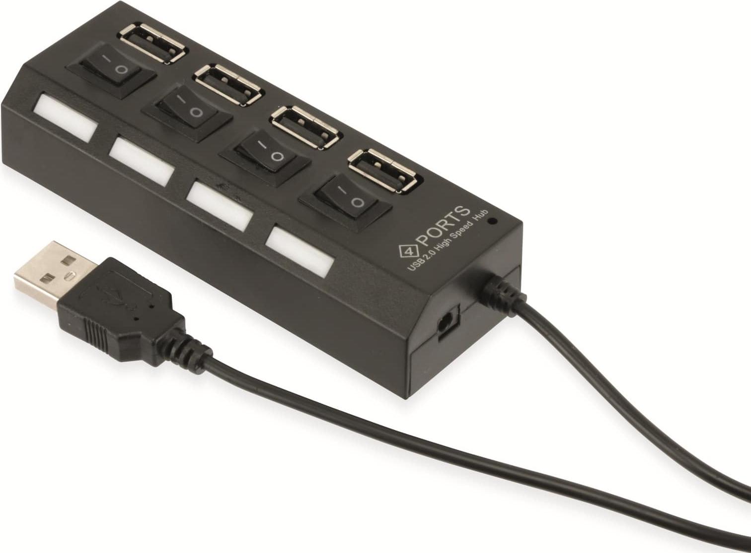 RED4POWER USB 2.0 rozbočovač R4-U002B