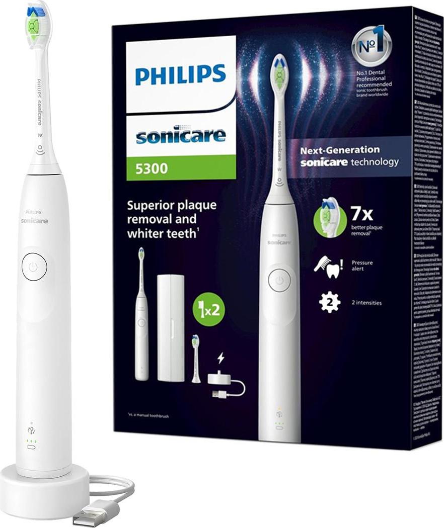 Philips Sonicare HX7108/03 Serie 5300 Elektrische Zahnbürste weiß