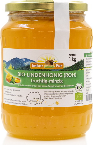 Lindenhonig (roh) von ImkerPur, 1 kg