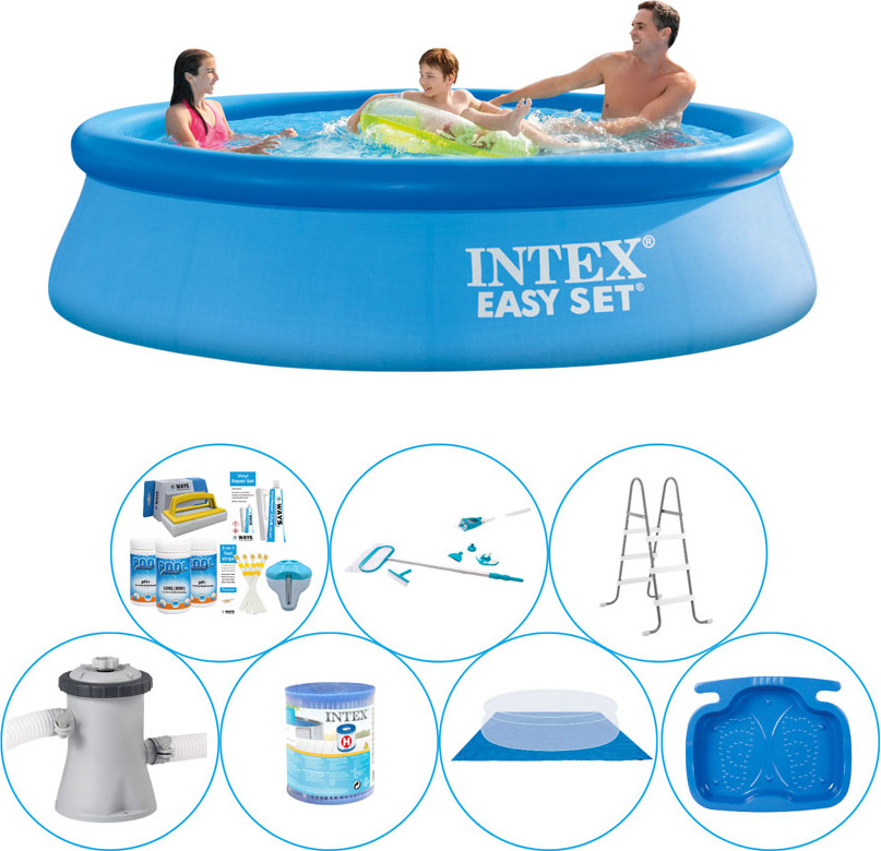 Intex Easy Set Round 305x76 cm - 8-dielny - balenie bazénov All-in-1