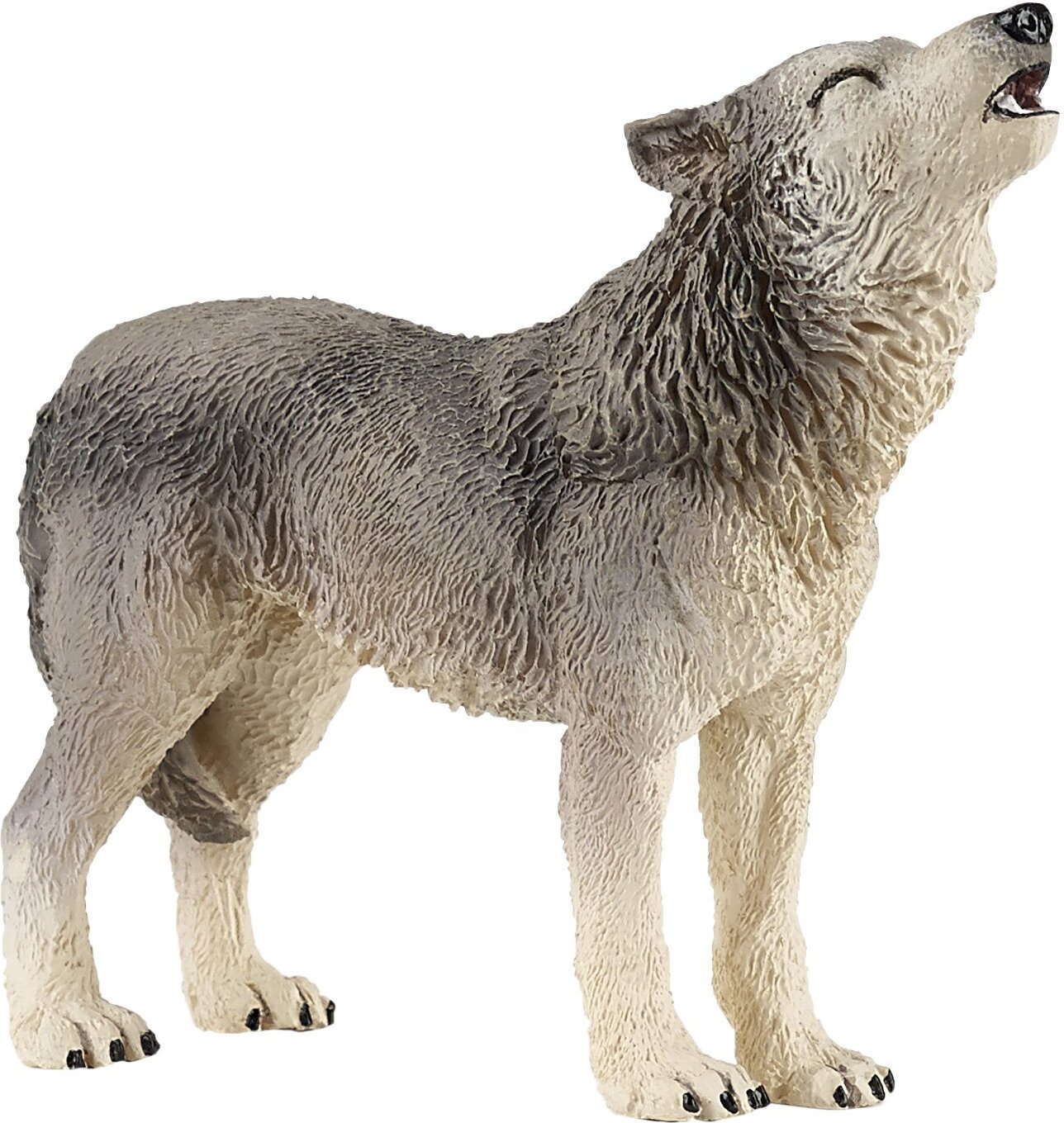 Papo Heulender Wolf, 3 Jahr(e), Wild animal kingdom, Grau, Weiß, PVC 50171