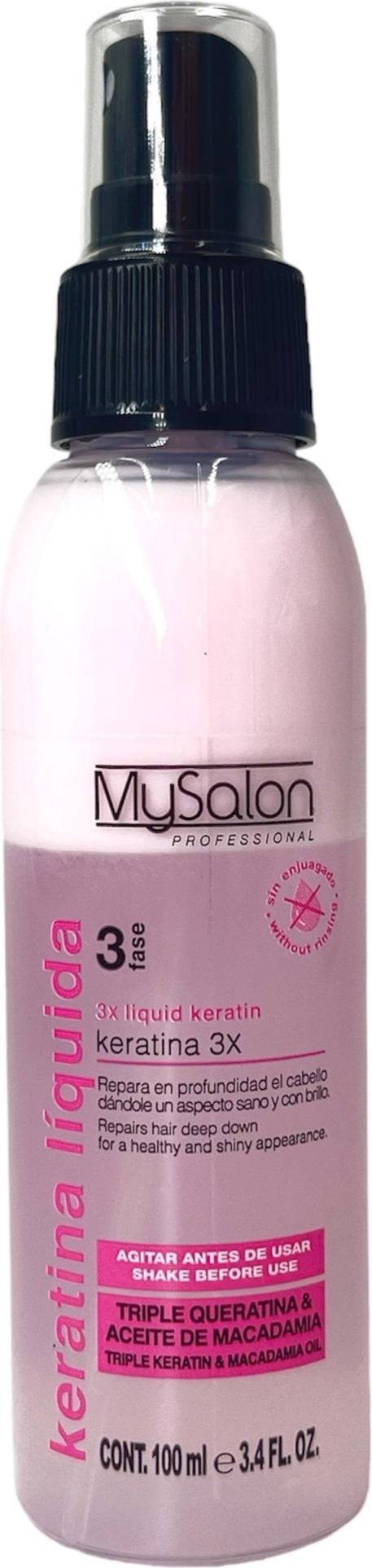 MYSALON Haarspray REGENERATING mit dreifachem Keratin 100ml