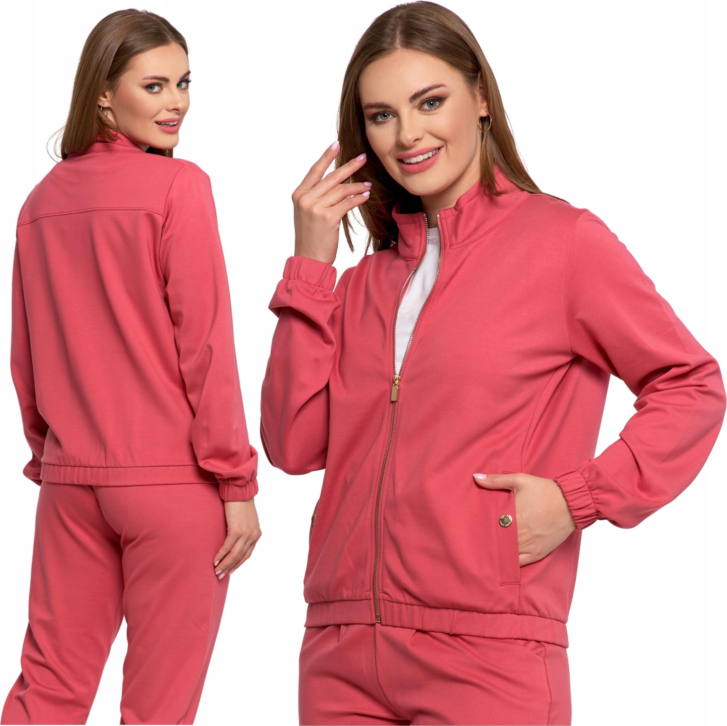 Damen Sweatshirt Kapuzenbomber Schlicht Mit Stehkragen Ohne Kapuze Moraj S