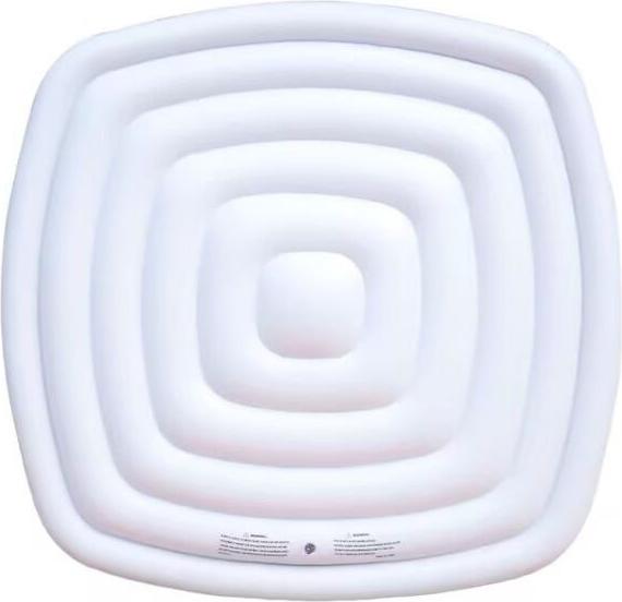 EXTRWORY Aufblasbare Pool-Abdeckung 130cm - Isolierabdeckung Für Whirlpool & Badewanne | Wetterbeständig Schwarz