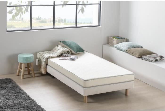 Matratze DEKO DREAM KIETOA, 90 x 190 cm, Fest, 12 cm Dicke, Polyurethan 30kg/m³, 5 Zonen Komfort FINLI110067650