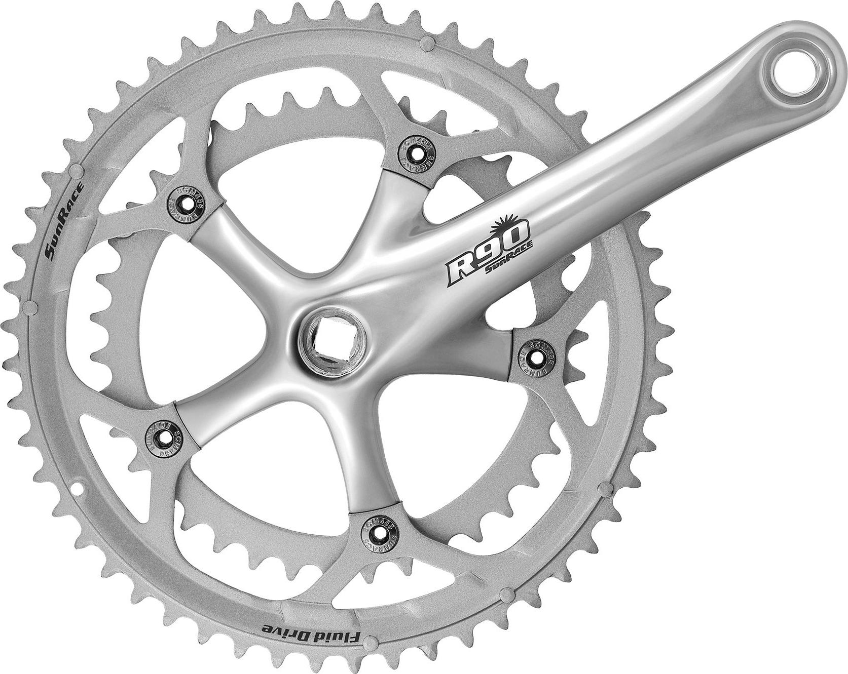 Sunrace Crankkel R-90 34-50 FCR96 Silber 170 mm SFCR96BOX