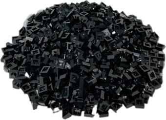 Stavebné dosky LEGO 1x1 Dosky čierne - 3024 NEW! Množstvo 100x