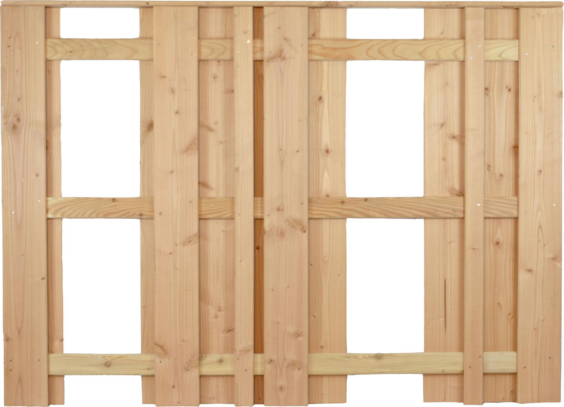 TETZNER & JENTSCH Zaun Hauptelement Aalborg Lärche 180 x 130 cm natur