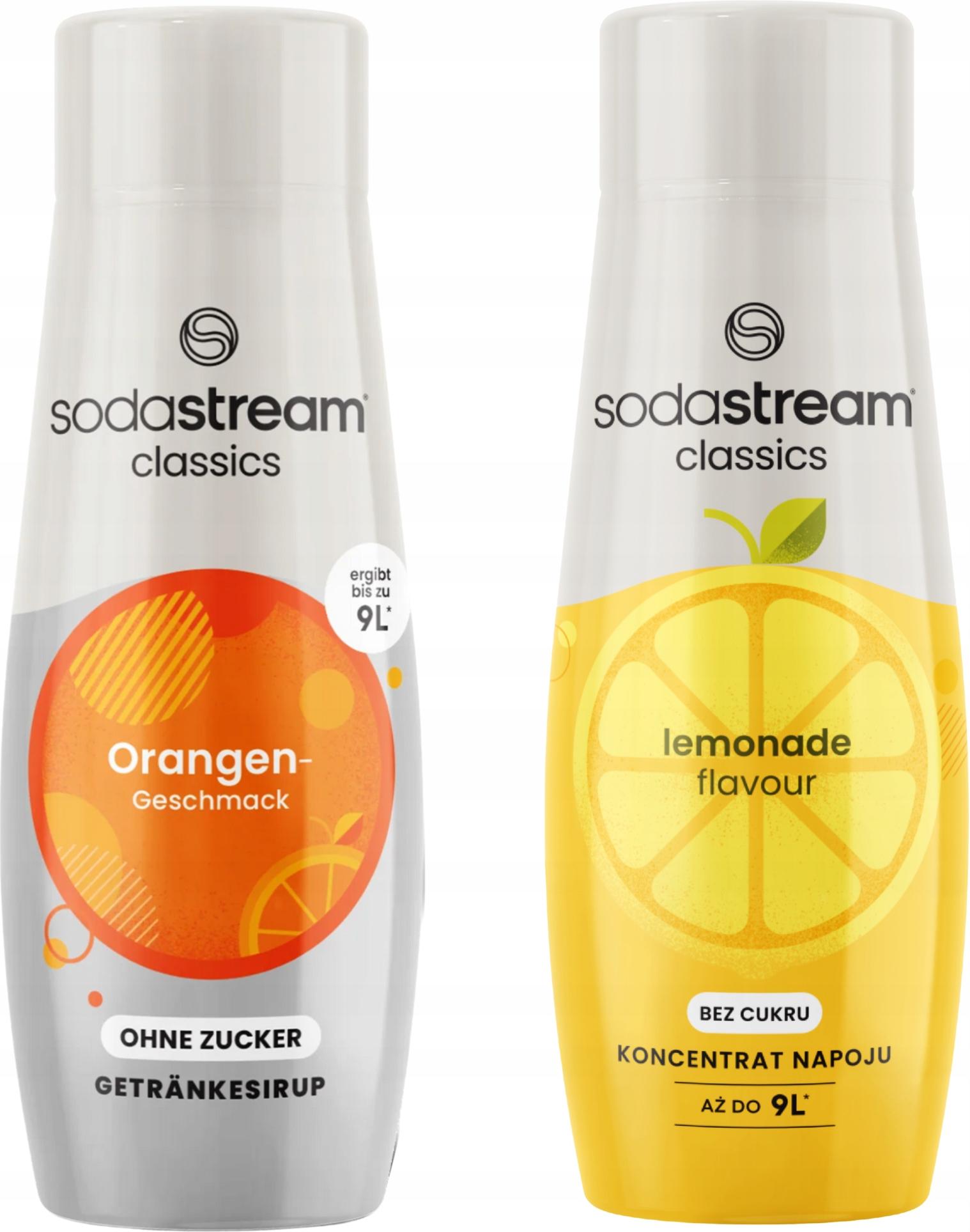 SodaStream Orange Zero Sirupe zuckerfreie Orange + Limonade