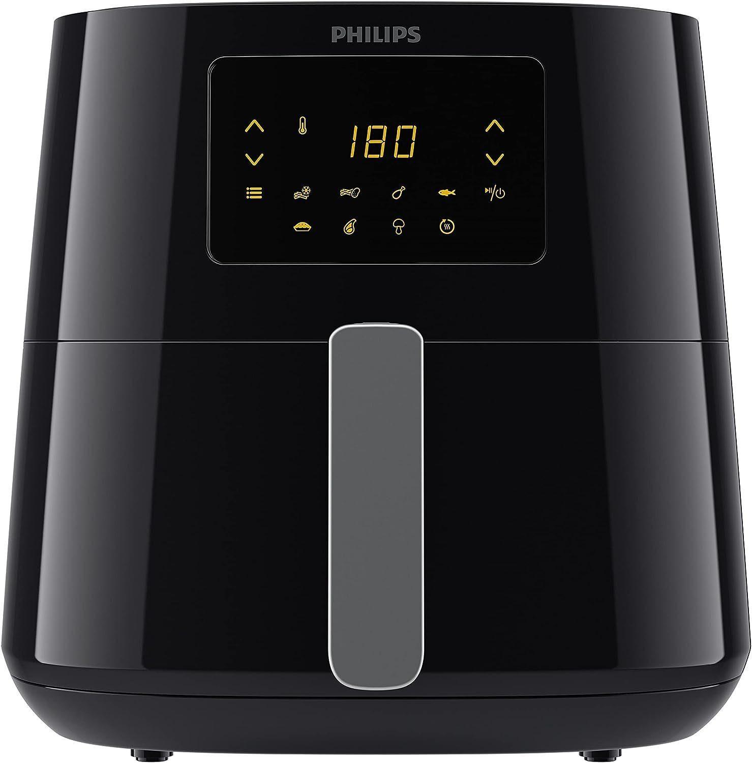 Philips Heißluftfritteuse Airfryer + Rapid Air Technik, Heissluftfritteuse ohne Fett, Heissluft, 2000,00 W, Heißluftfritteuse, Fritteuse, Fritöse Airfryer XL Essential