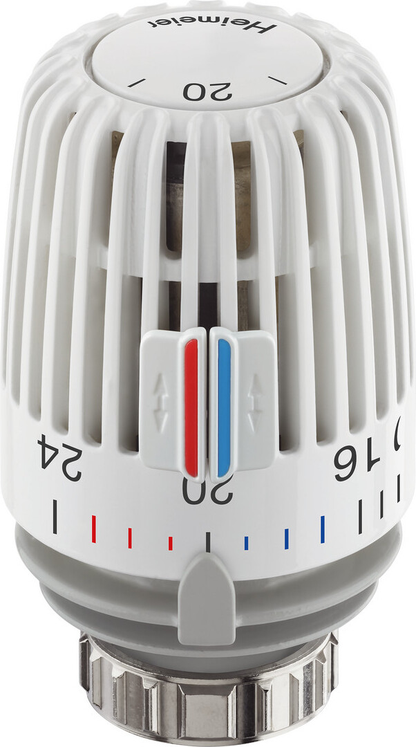 HEIMEIER Thermostat-Kopf K weiß,Standard, Skala m. Temperaturwerten 6000-00.600