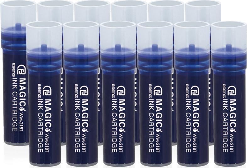 ESENG GmbH ESENG® Whiteboard Marker Nachfüllpatronen MAGIC WM-218T, blau12 Patronen WM-218T-BX2