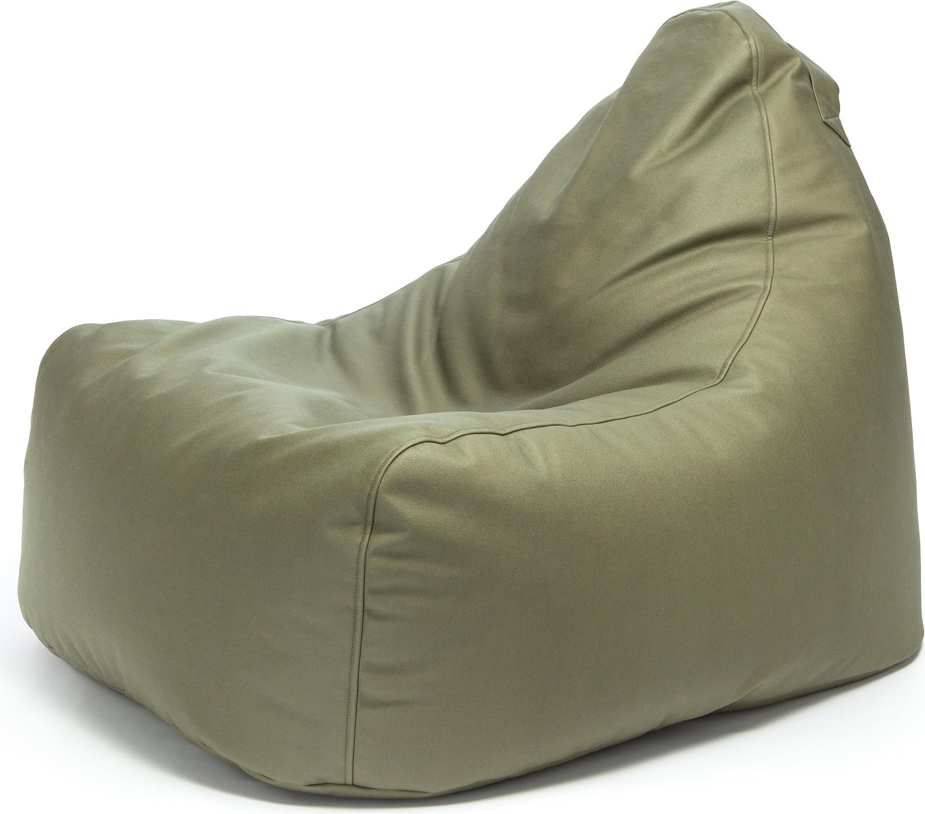 Ecopuf - Sitzsack Bean Bag mit Füllung und Griff - 80 x 80 x 35 cm - V37