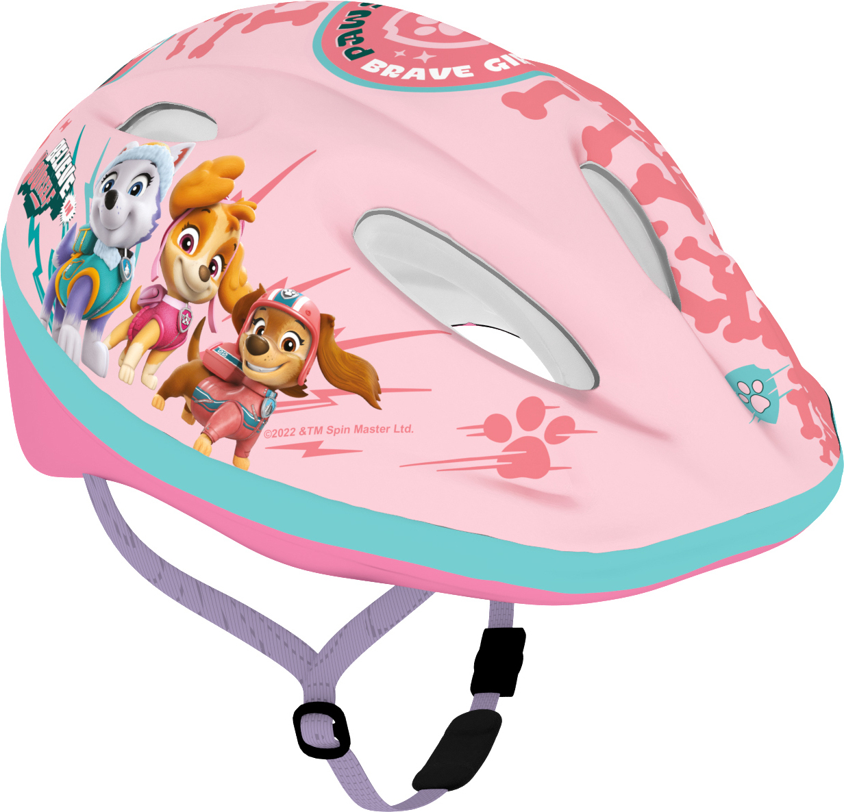 PAW Patrol Mädchen Fahrradhelm 52-56 cm Sicherer Kopfschutz für kleine Radfahrerinnen 34000