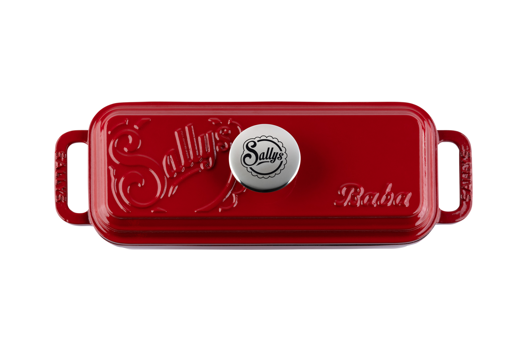 Sallys Gusseisen Brotbackform Baba - Lava Red SP29919