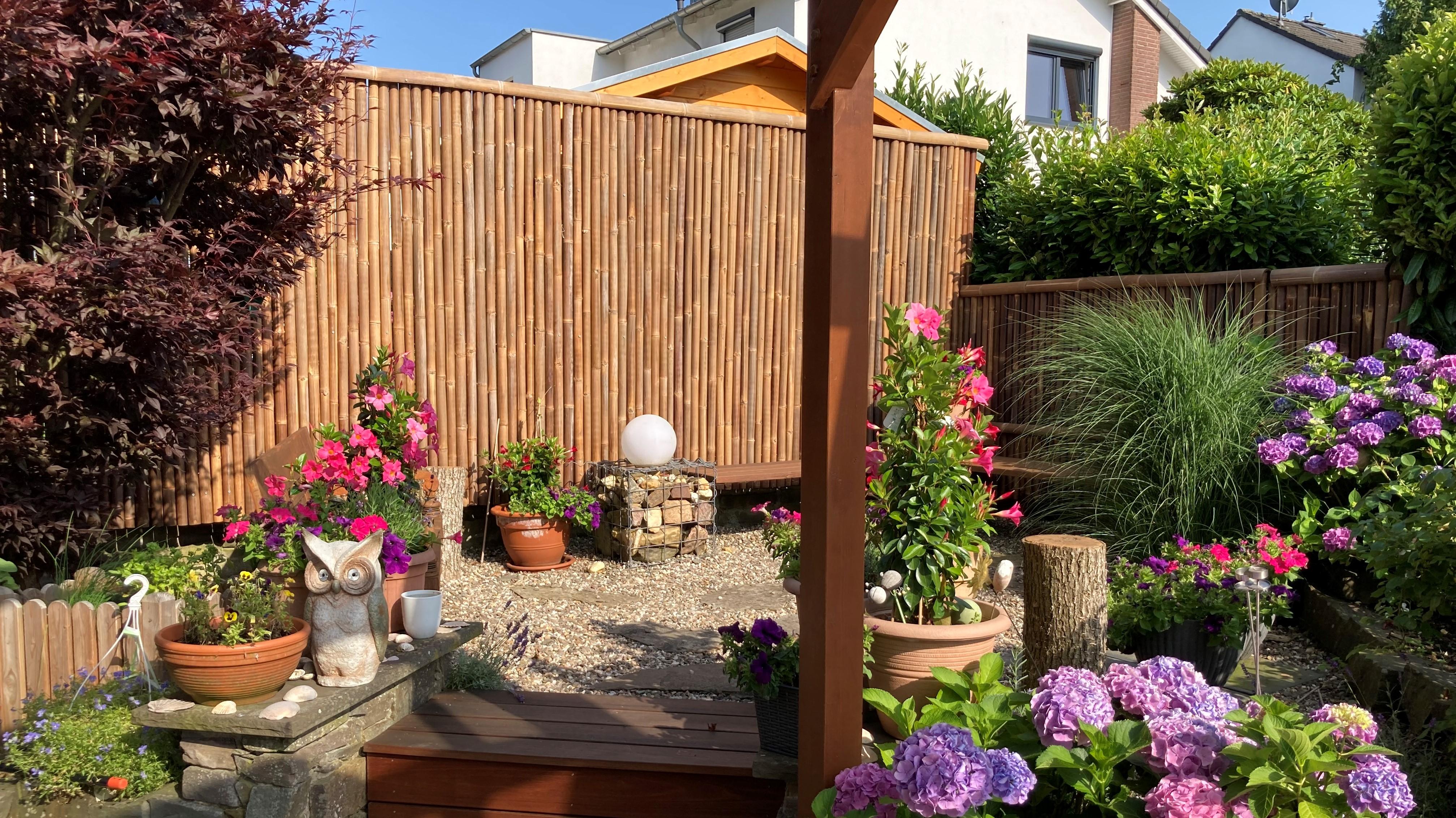 BambusBASIS Bambusmatte hell H:180xB:180