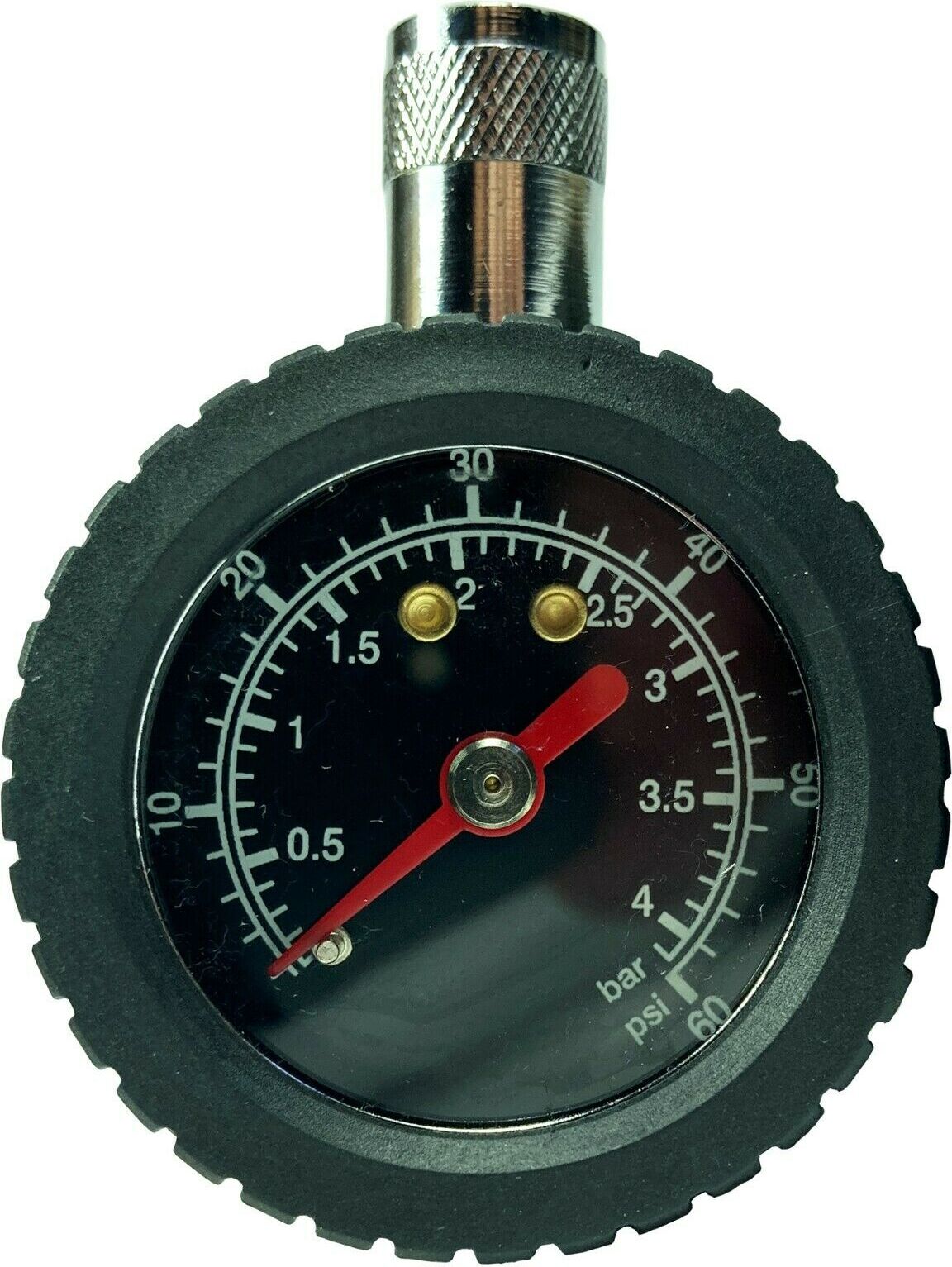 Reifendruckprüfer Manometer - Tragbarer Luftdruckmesser 0-100 PSI