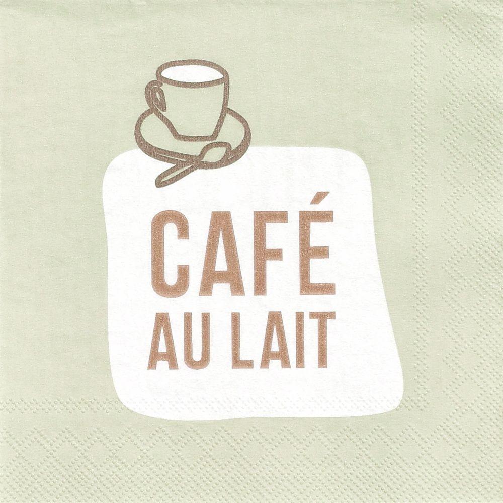 räder Cocktailserviette "Café au lait" 17679