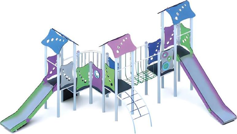 Bewegungsfläche Spielplatz Rutschbahn Klettergerüst Erlebnisplatz Aktivplatz