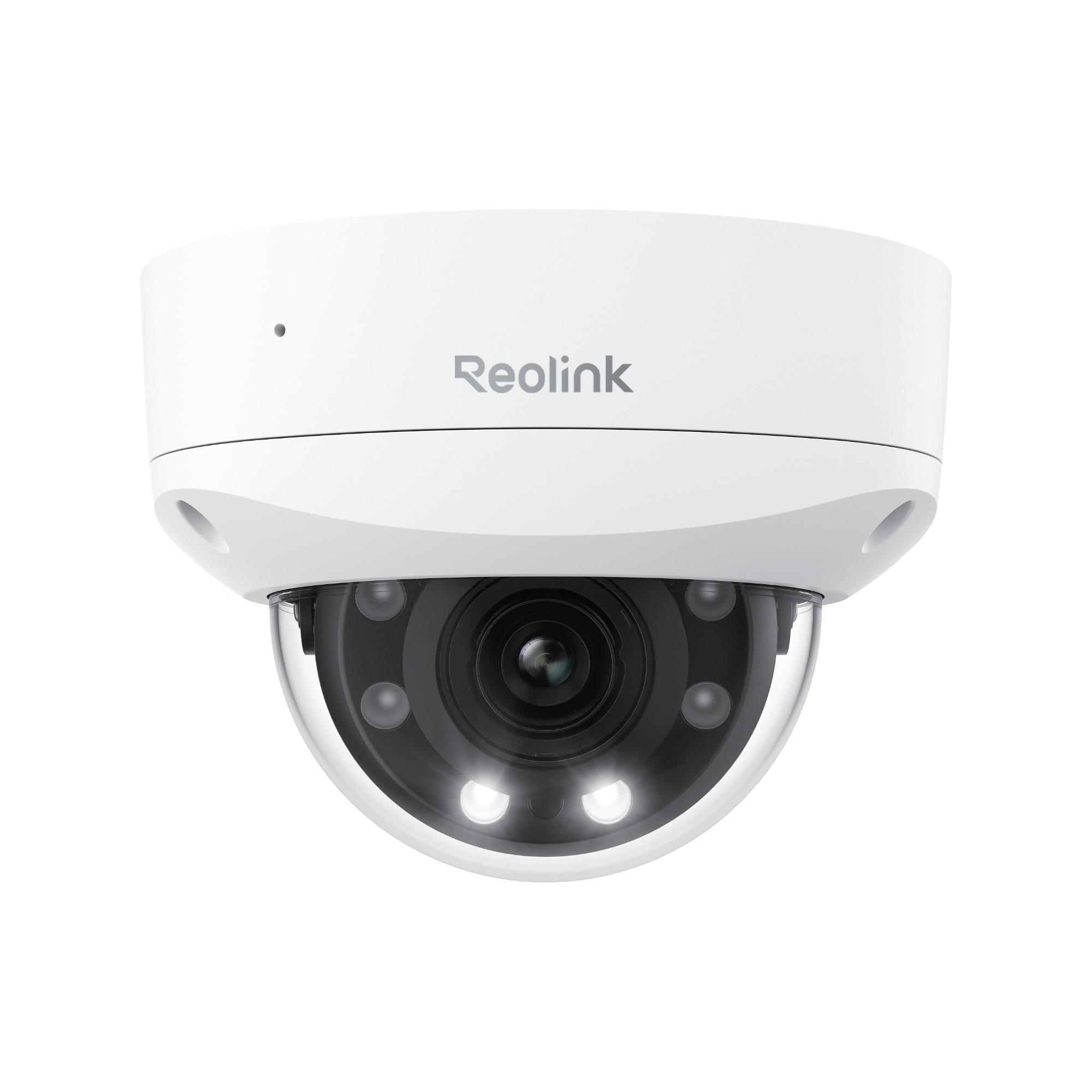 Reolink RLC-843A, 4K 8MP IK10 Bezpečnostná kamera odolná voči vandalizmu PoE, 5-násobný optický zoom, farebné nočné videnie, inteligentná detekcia, 2-cestný zvuk, IP67, siréna