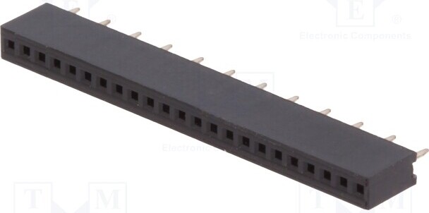TNE 1x Stiftbuchse System: 1x12 PIN: 12 2,54mm EA B254-12 Displayzubehör _1GH_EAB254-12