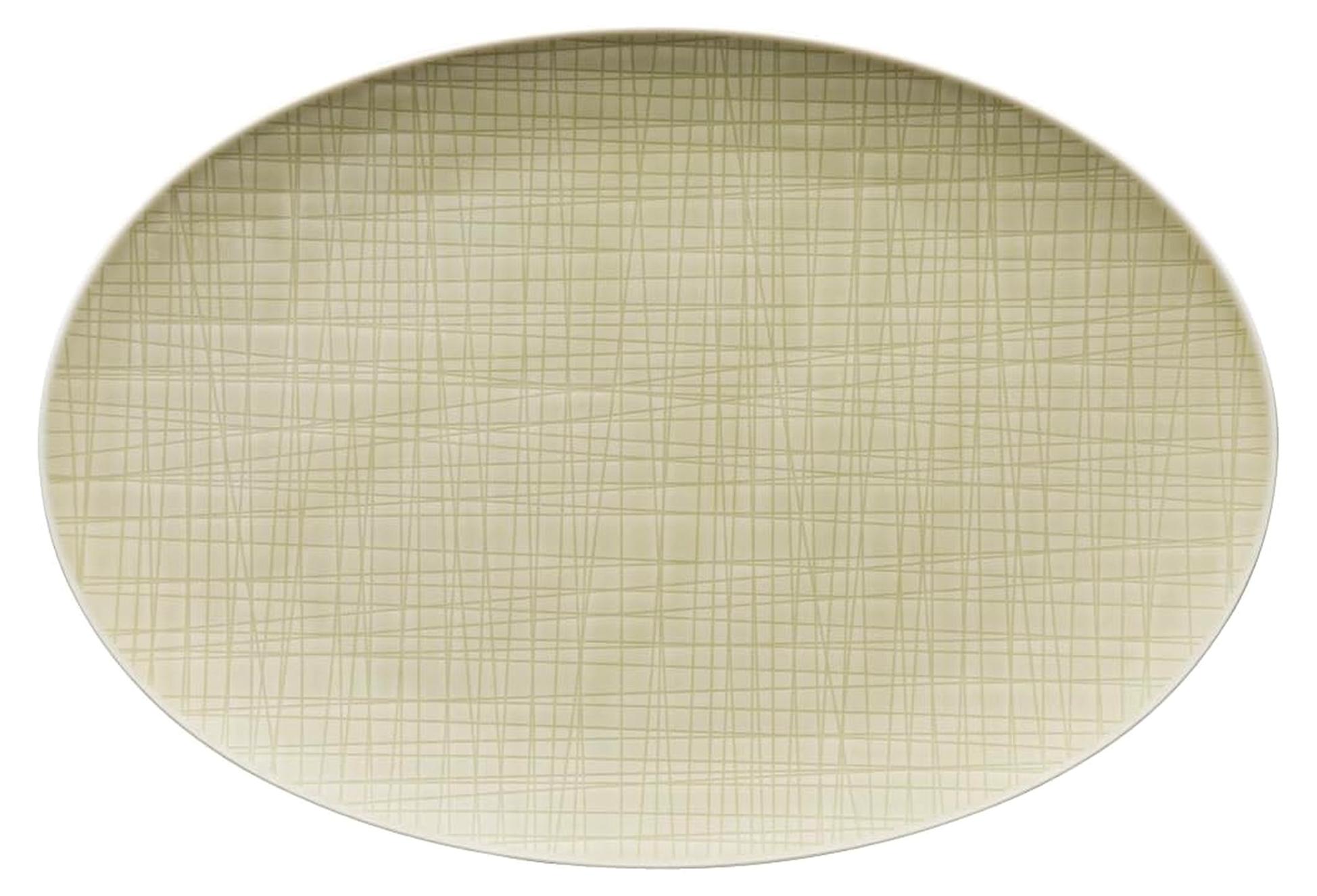 Markenlos Mesh Colours Cream Platte - Porzellan Ø 34 cm