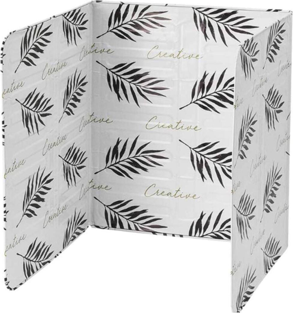 Mmgoqqt Spritzschutzfolie für Herd, Bratpfanne, Ölpfanne, Alufolie, Displayschutzfolie 84,5 x 32,5 cm, Laub Kau-LA-26122-47