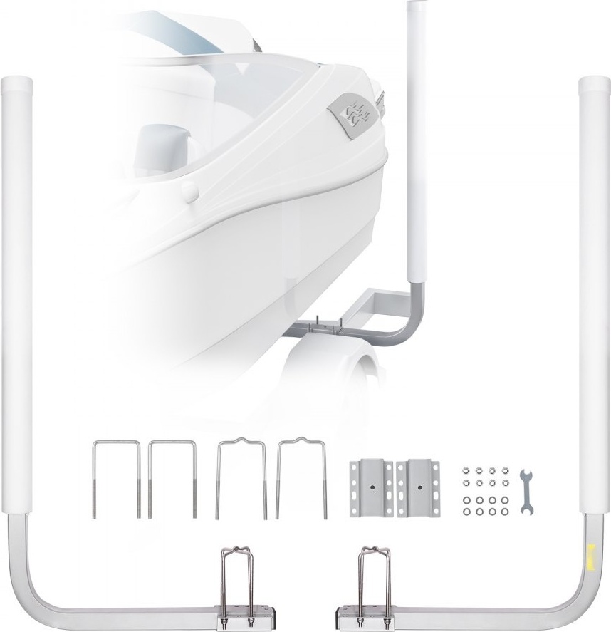 StarTech L-Form 1,5m Anhängerpfahl Bootsanhänger Kurbelstütze - Bootsführung, 30cm Einstellbare Breite - Boat Trailer Guide-on Zubehör - Ersatzteile für Skiboot Fischerboot Segelbootanhänger CTCDGDLX60YCJPWXDV0