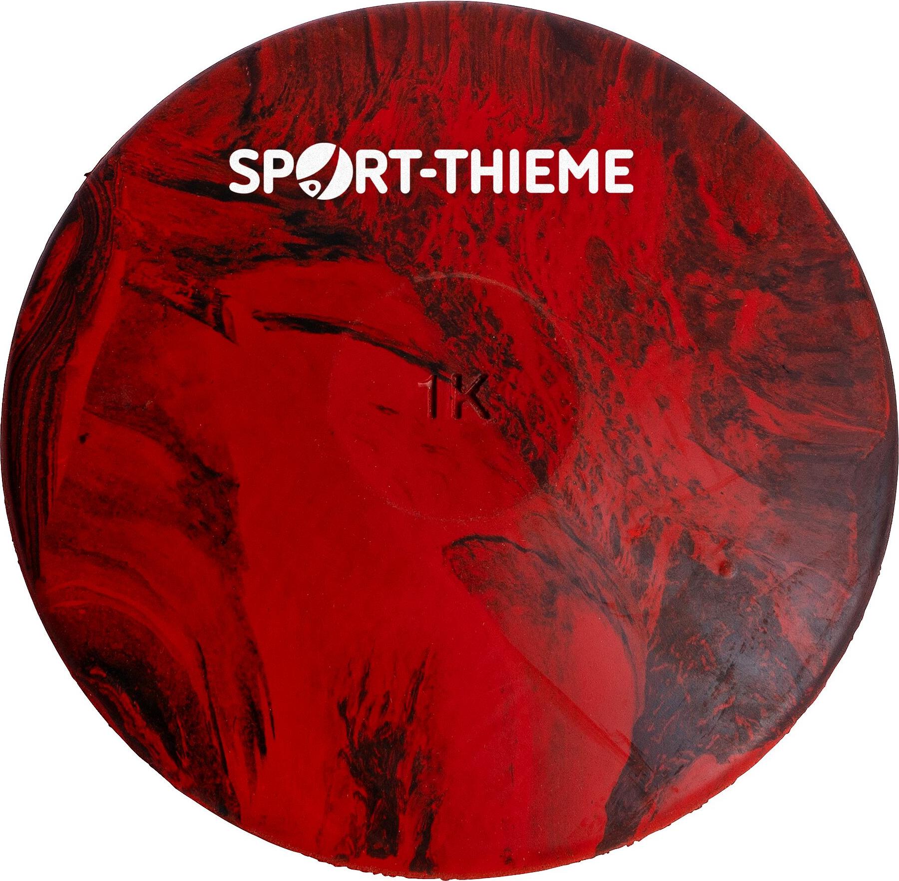 Sport-Thieme Übungsdiskus "Wave", 1 kg, Rot