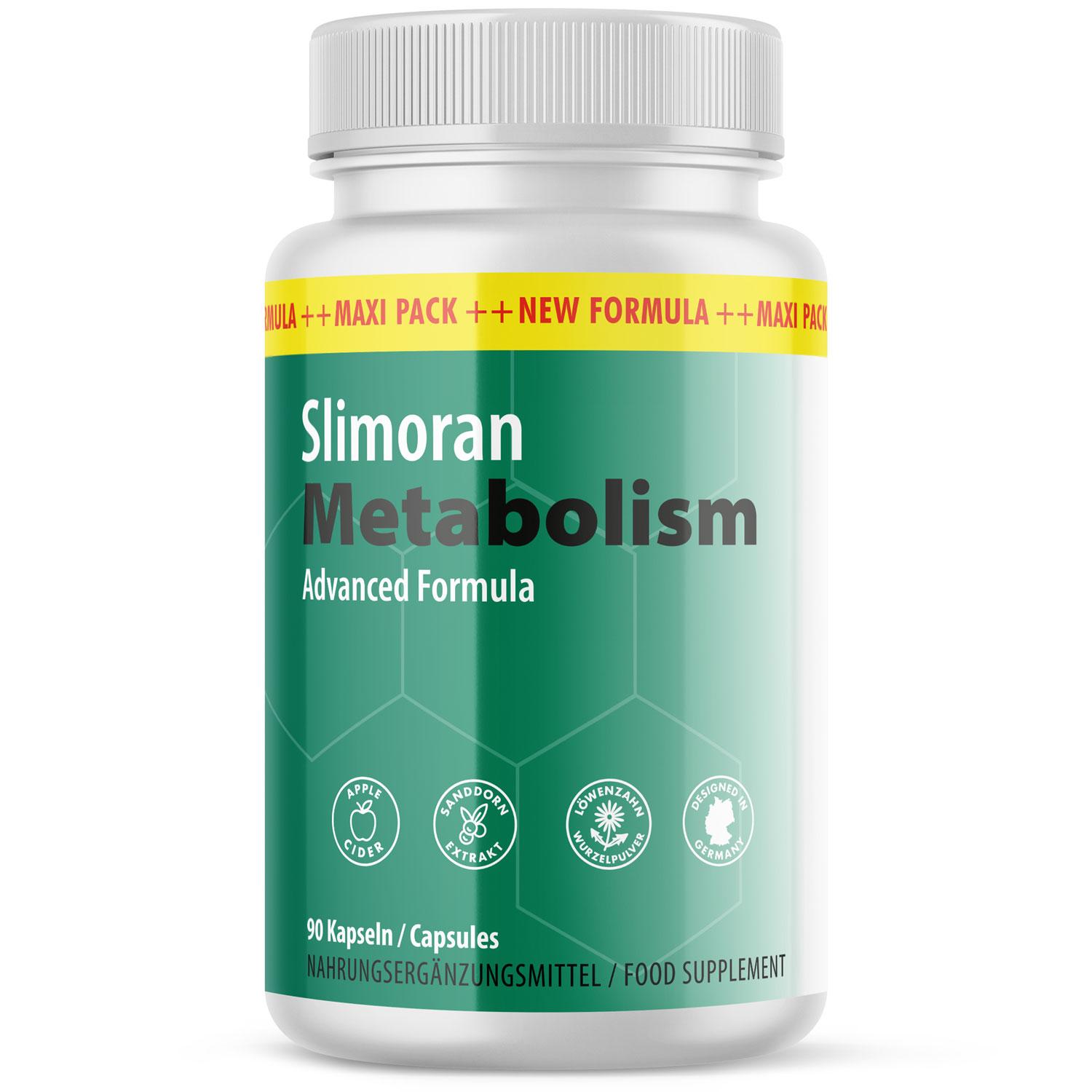 Glory Products OÜ Slimoran Metabolism Kapseln - der ideale Begleiter für deine Ziele - 90 Kapseln
