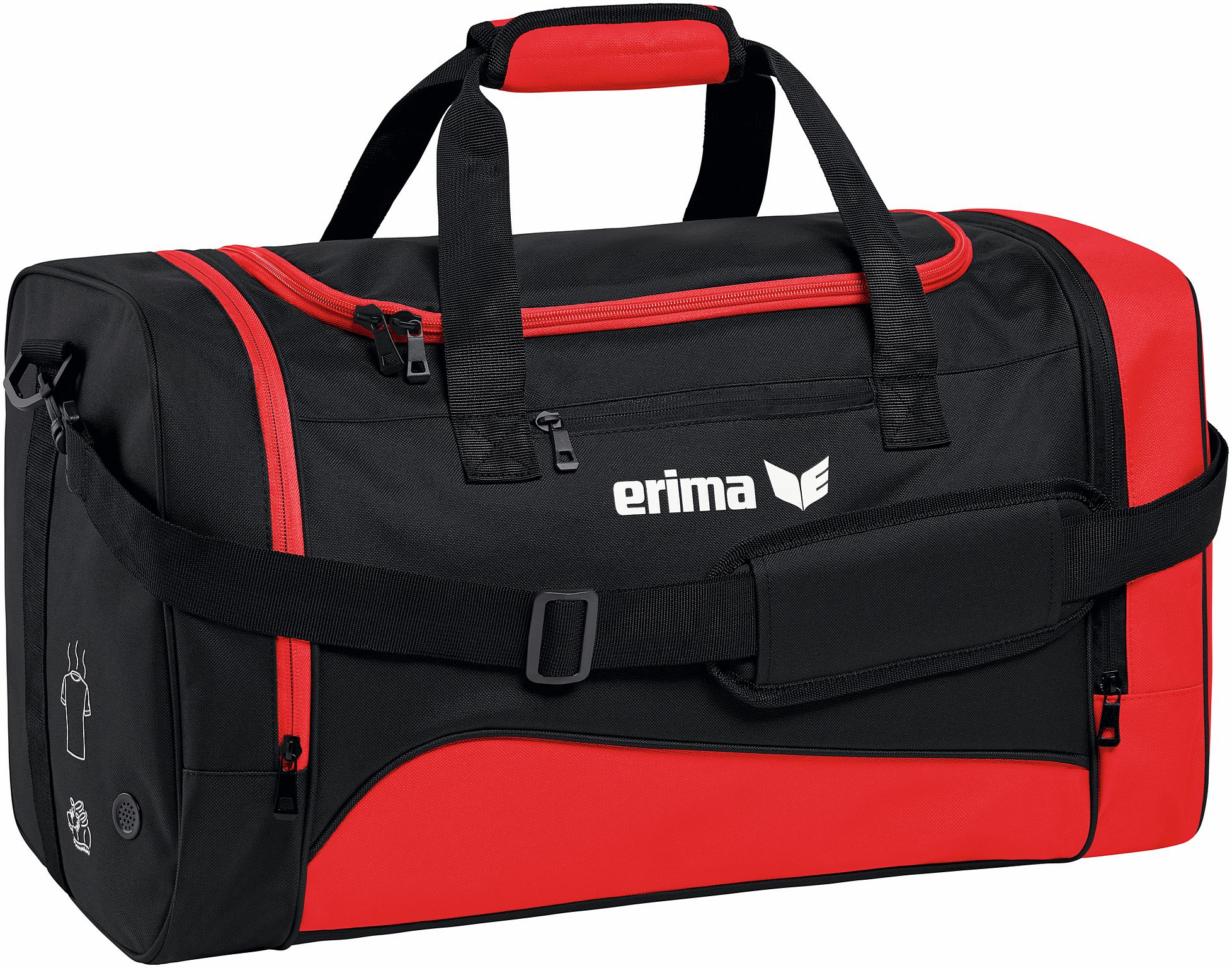 erima Sporttasche Club 1900 2.0 Sporttasche Rot/Schwarz L 7230701