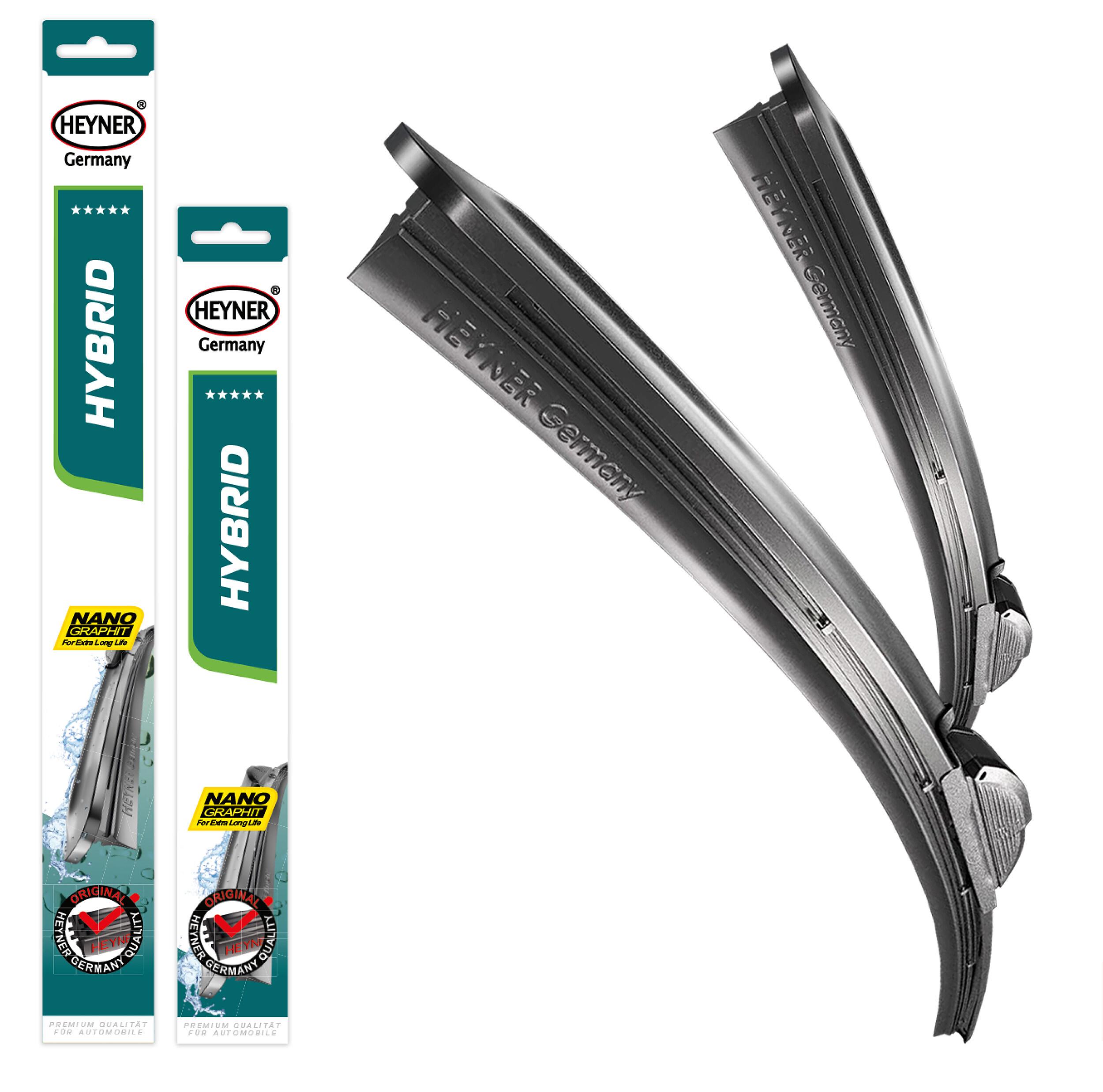 HEYNER® Scheibenwischer komp. mit ROLLS-ROYCE PHANTOM VII Drophead Coupe (06.2007 - 07.2017) HYBRID Flachbalkenwischer