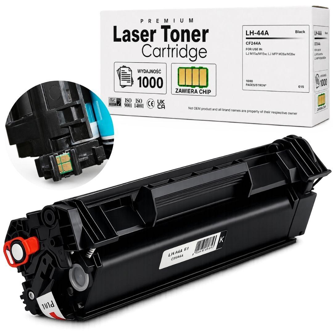 RE-DRUK Ersatztoner für HP 44A CF244a (Schwarz) mit Chip für M28a, M28w, M15w und M17w
