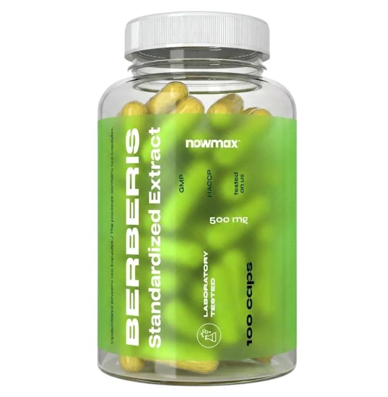 GUBEX nowmax® Berberis Extrakt 500 mg, 100 Kapseln – Berberitzenwurzel Extrakt