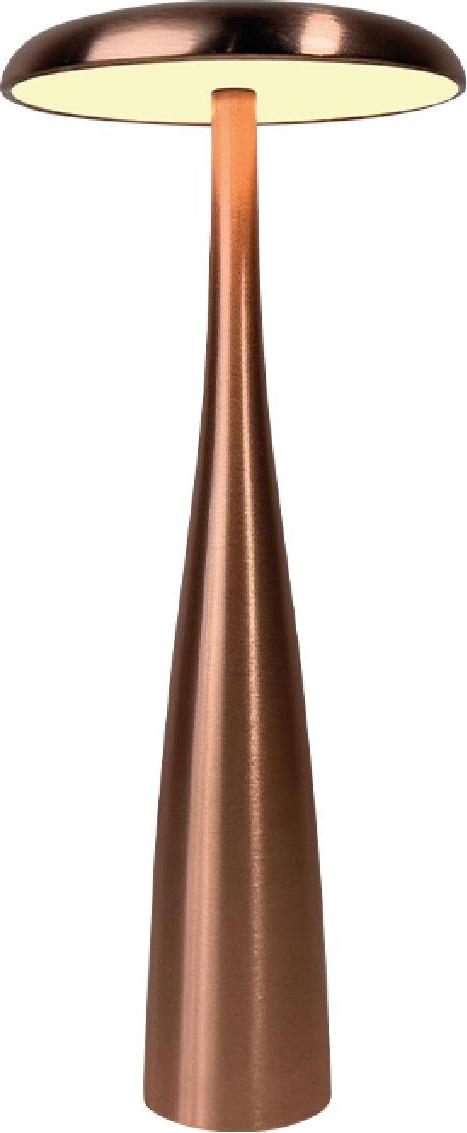 Luxus - Tischlampe Touch - Dahlia - Rosé - H28 x Ø13 DAHLIA_BRONZE