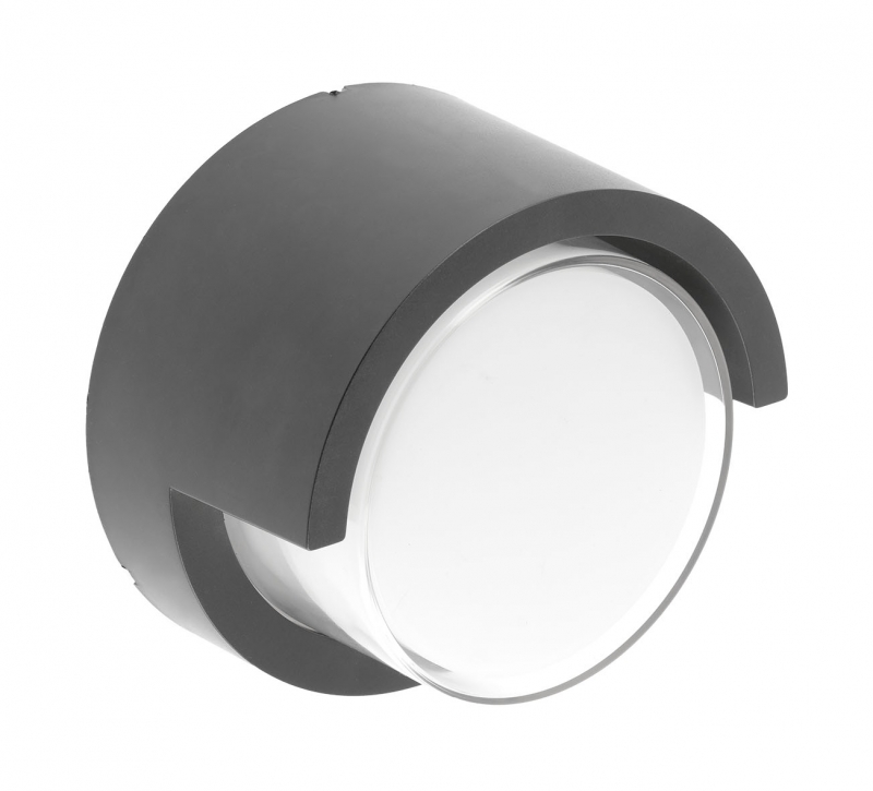 GTV - Fassadenbeschlag CANTI LED-Fassadenleuchte 12W,1000lm,AC220-240V,50/60Hz,IP65,4000K