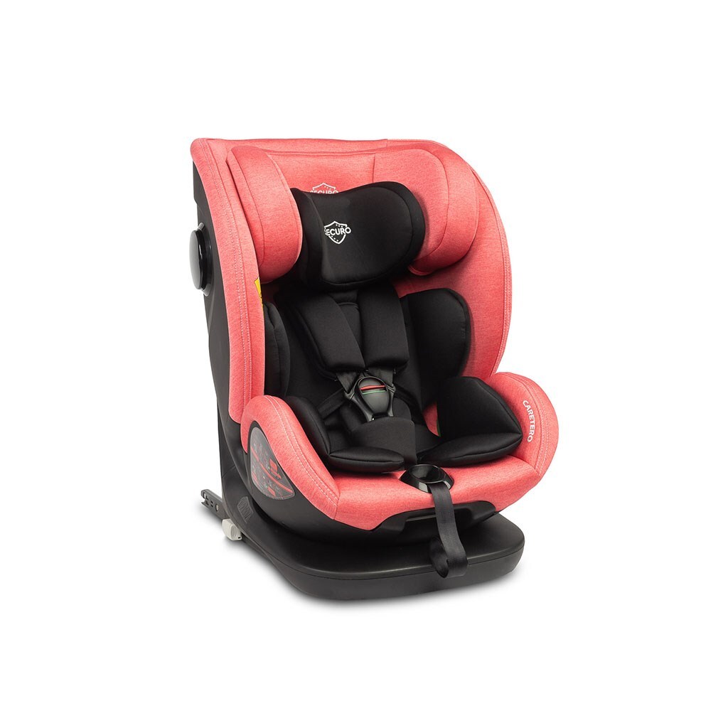 CARETERO Autositz Kinder Autokindersitz Securo, ISOFIX, 40-150cm, Schmutziges Rosa 55898