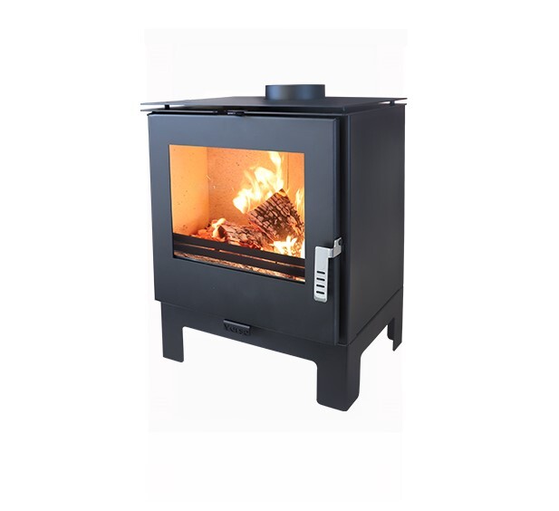 Kaminofen Holz Kara L Holzofen 7.5 kW Kamin Ofen Dauerbrandofen Werkstattofen Schwedenofen Hüttenofen Heizofen