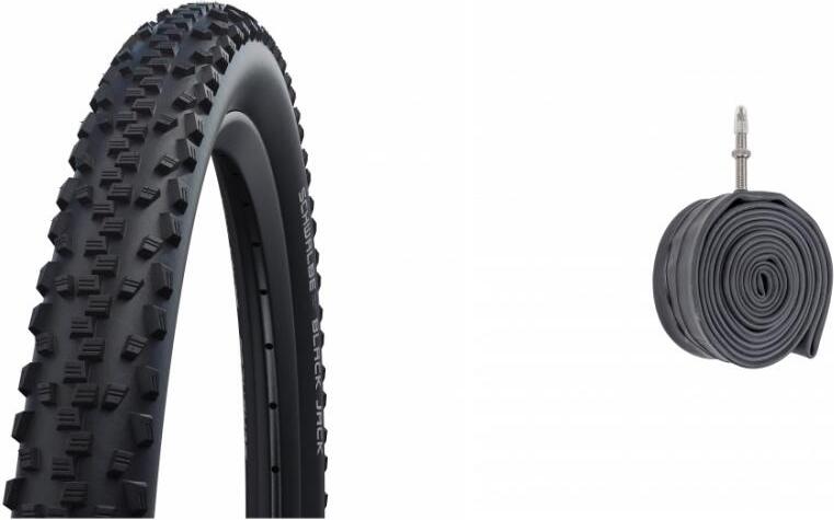 Schwalbe 1 x Reifen BLACK JACK 26x2.10 Zoll + 1x Schwalbe SV13 lose