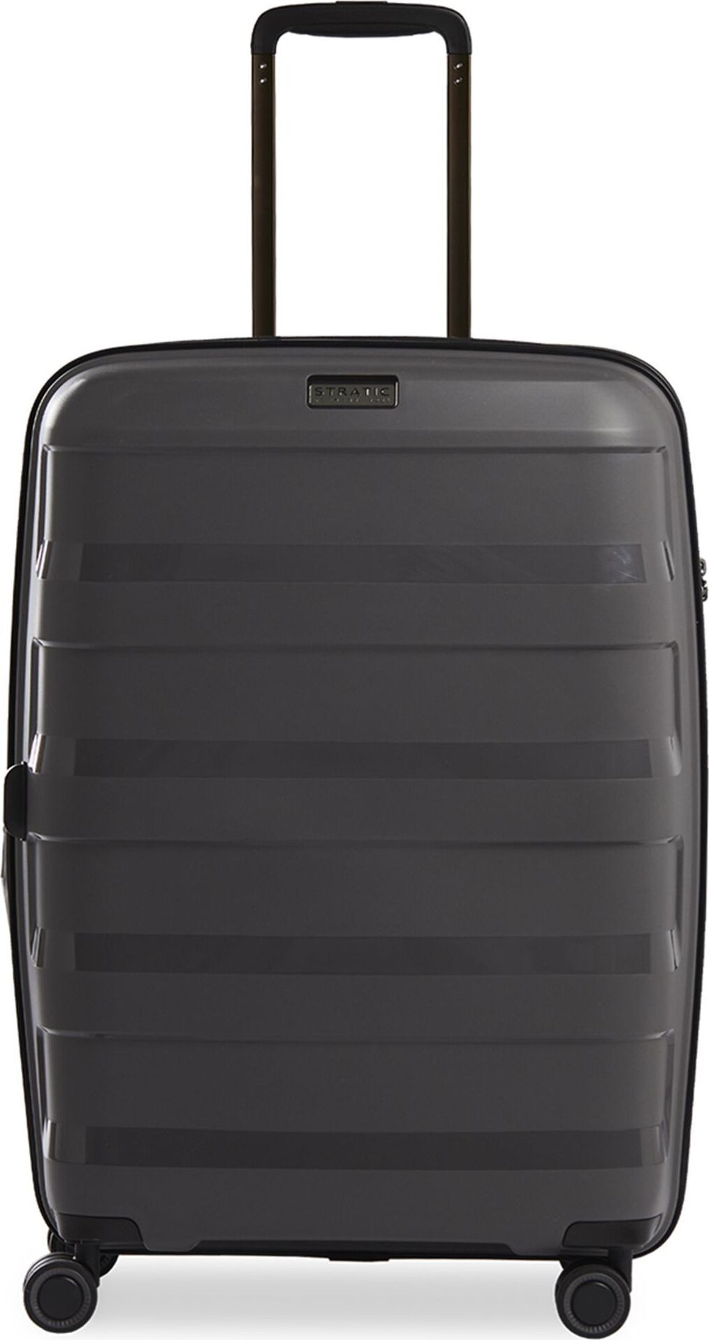 Trolley Cabine GUESS Verona – Valise Rigide Polycarbonate, 30-39L, Gris Foncé/noir