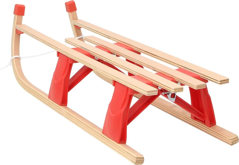 vidaXL Klappschlitten Holz 110 cm 93696