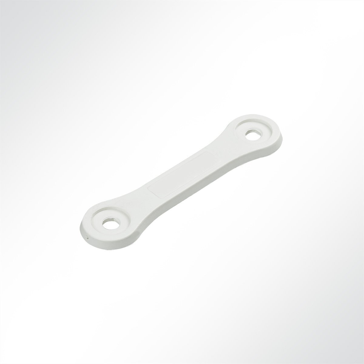 Lysel® Nietunterlage für Riemen- oder Bügelkram, (L) 67mm in weiß (1 Stück) 11202_9972