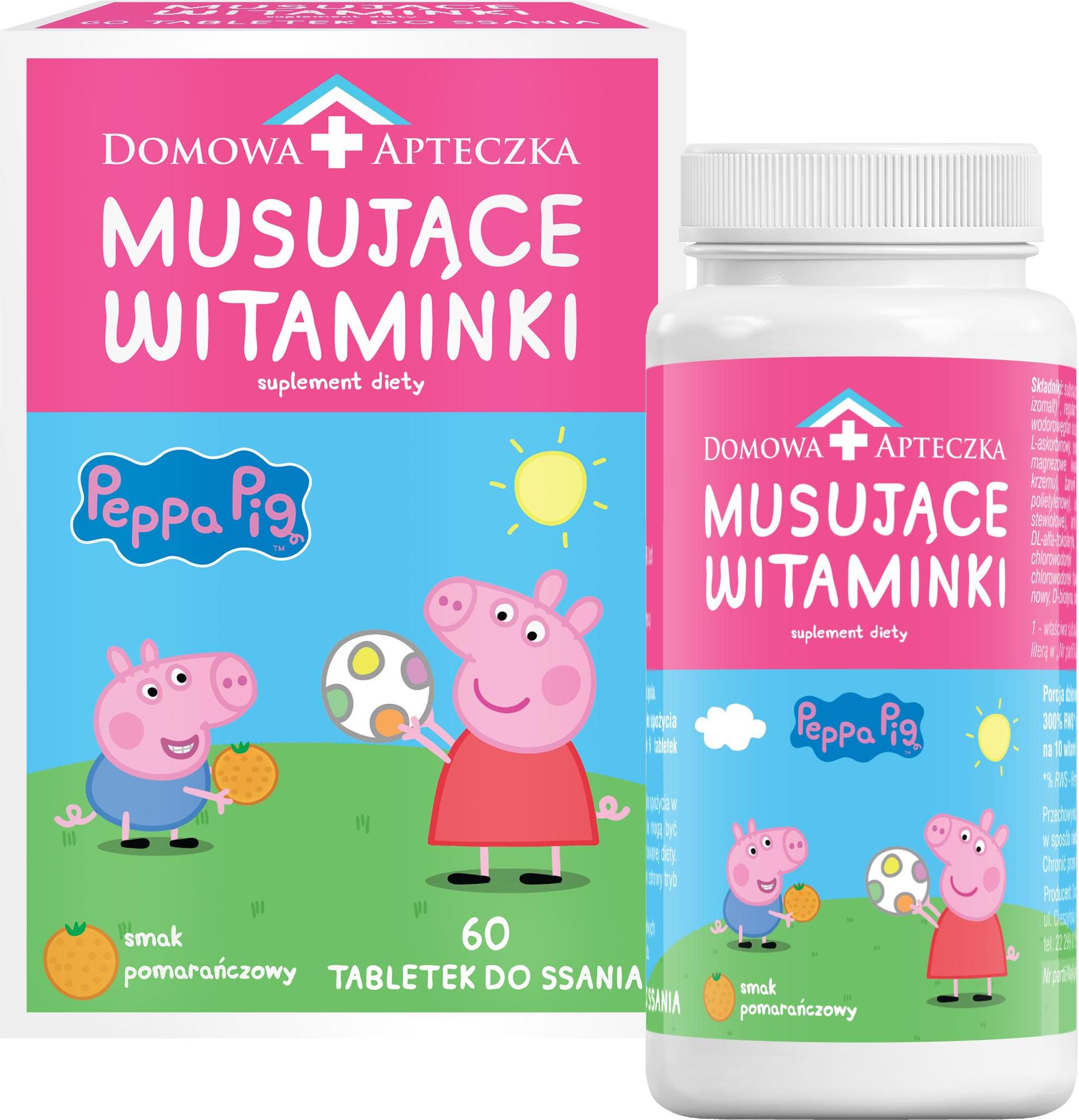 DOMOWA APTECZKA Peppa Vitamine - 12 Vitamine & Kalzium für Kinder ab 3