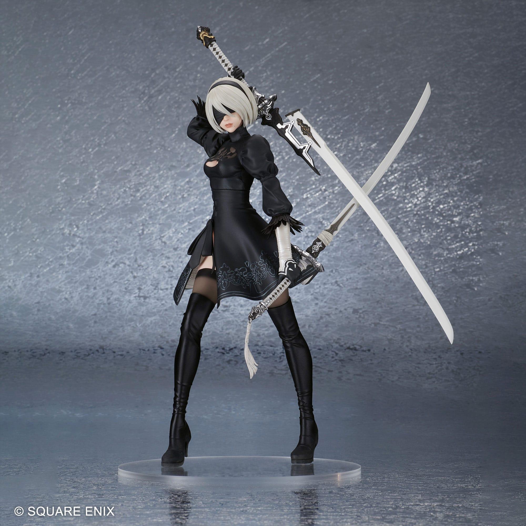 Flare NieR:Automata PVC Statue 2B (YoRHa No. 2 Type B) Ver. 2.0 29 cm 669