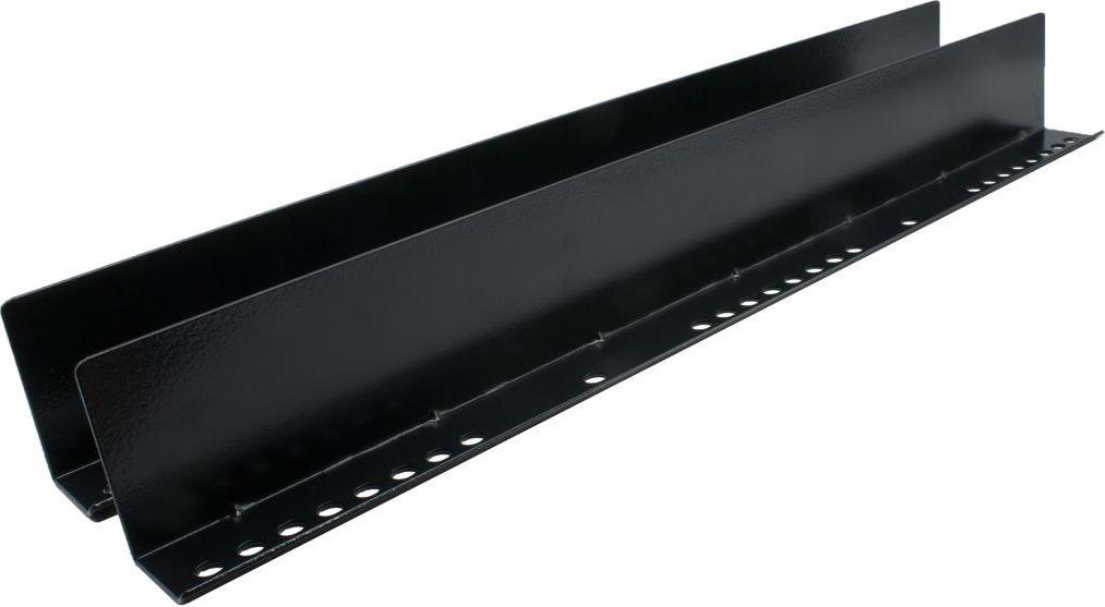 Rockstable 19" L-Trageschienen für 800mm Tiefe - Regal-Schienenset - Schwarz - Stahl - 48,3 cm (19 Zoll) - 60 mm - 475 mm RS19-LS68